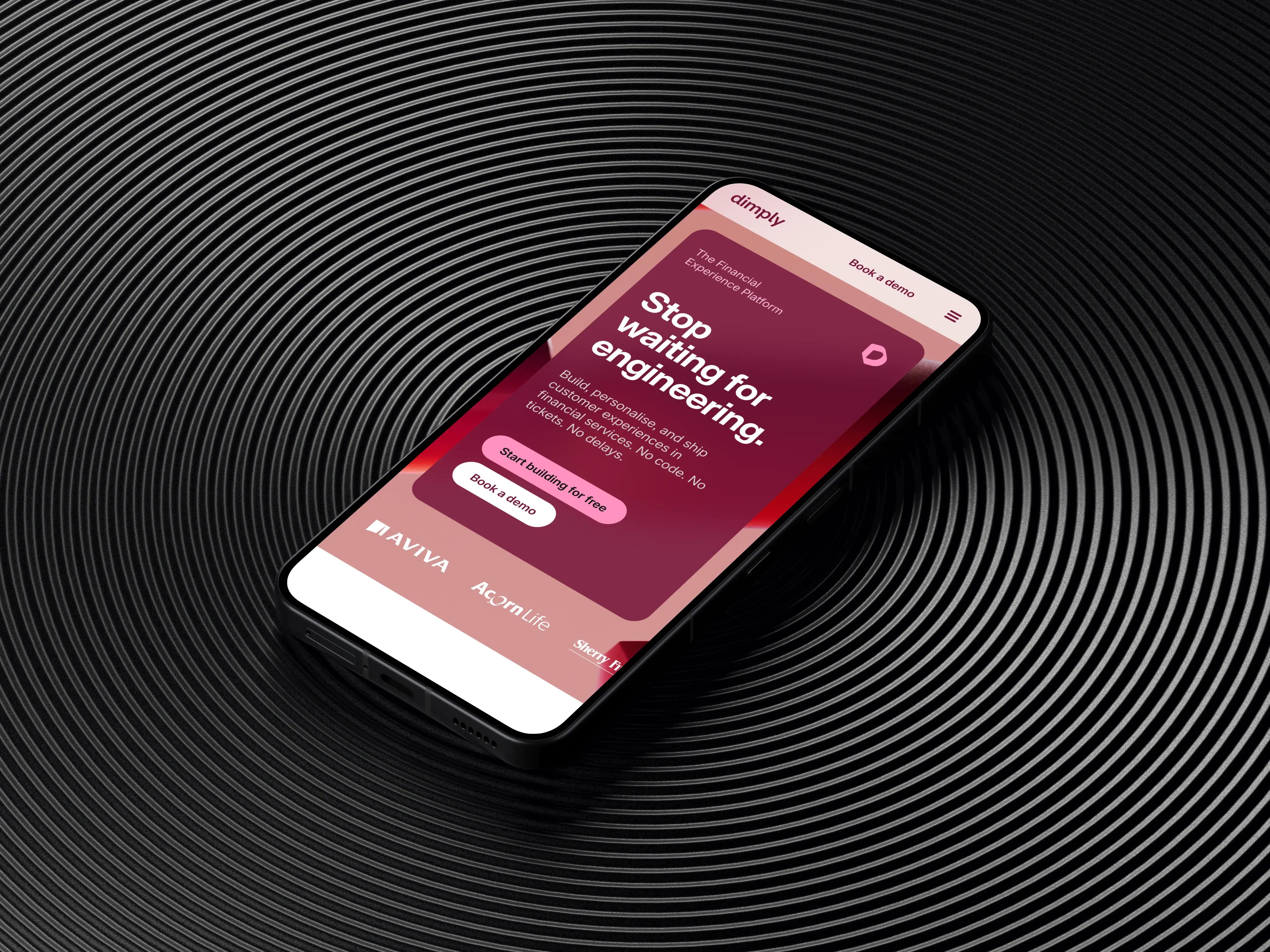 Dimply mockup