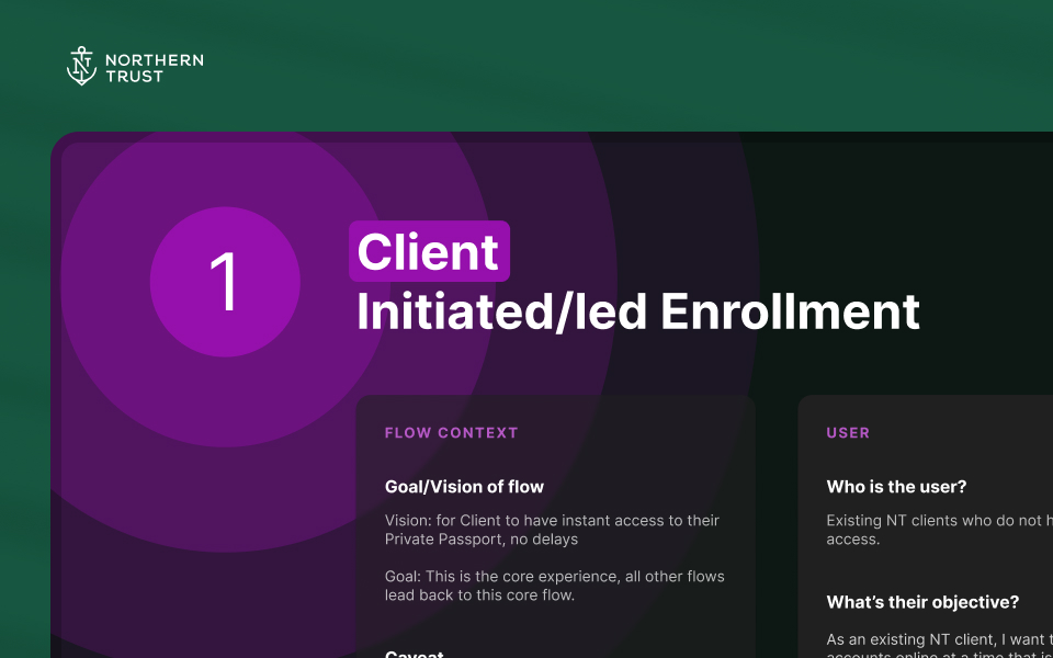Northern Trust — prototype flow
